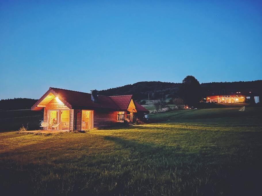 Polanka Beskid Niski Cute Cabin With Spectacular Views Hanczowa Ngoại thất bức ảnh